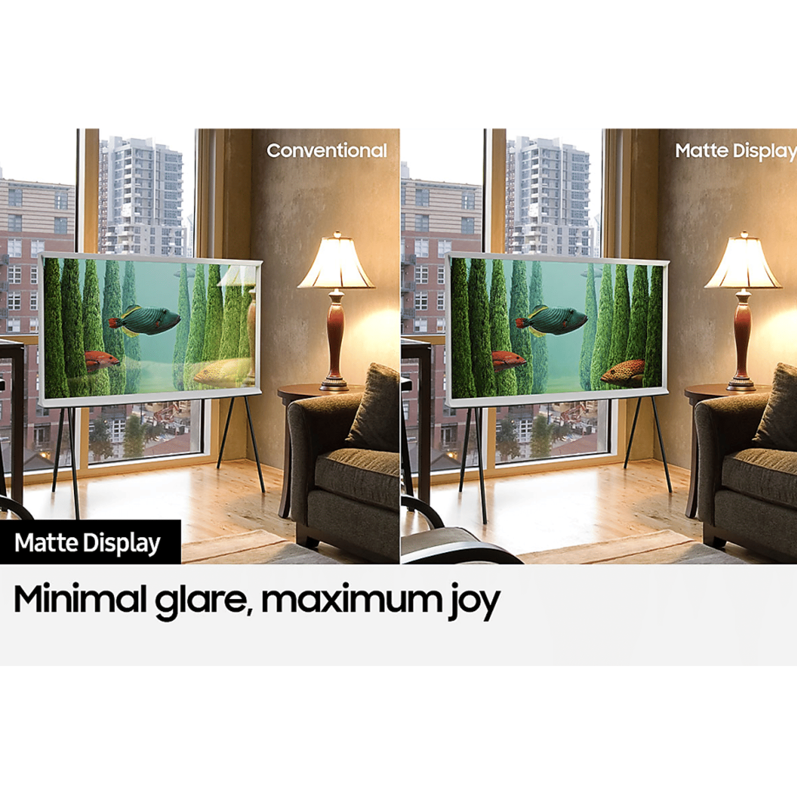 Buy SAMSUNG LS01B 138 cm (55 inch) QLED 4K Ultra HD Tizen TV with Matte